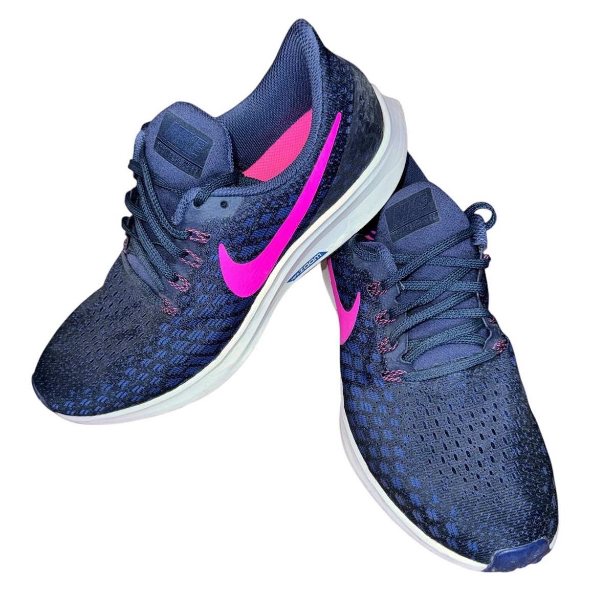 Nike Zoom Pegasus 35 Blue Pink Athletic Running Shoes Women’s 10