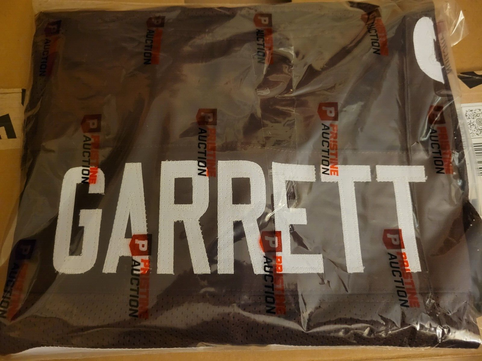 Myles Garrett Autographed Signed Cleveland Browns Custom Browns Jersey- BAS/COA XL 