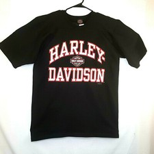 Harley Davidson Men's Size L Black Vintage 1996 Single Stitch Made In USA