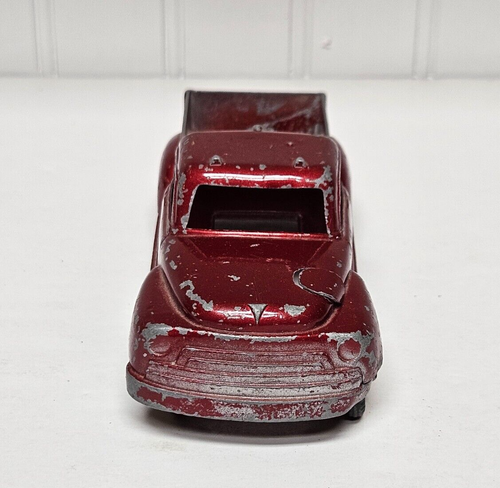 Vintage Structo Pressed Steel Metal Flake Red Stepside Pickup Truck - Picture 6 of 12