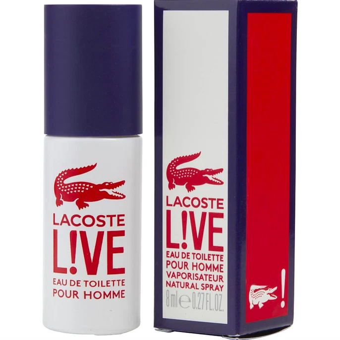 Advarsel Takt Ventilere Lacoste Live Pour Homme 0.27oz. EDT. Travel Spray. New In Box. Fast  Shipping. | eBay