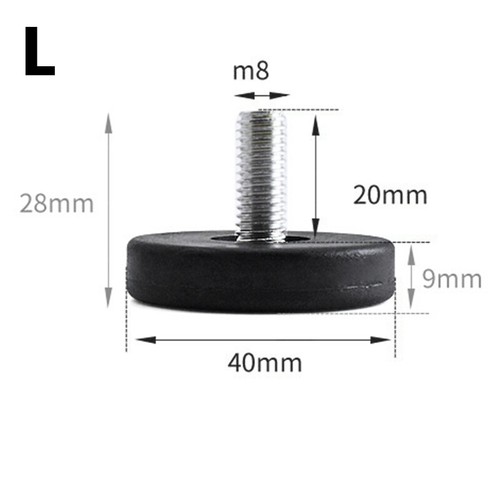 5PCS Adjustable Furniture Feet M6/8/10mm Screws Leveling Foot Feet Leveler - Picture 32 of 34