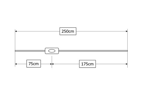 Cable Reparación Lámpara con Interruptor 2.5m 250cm Blanco o Negro Hágalo Usted Mismo 2 Núcleos 0.75mm - Imagen 10 de 10