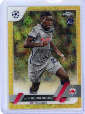 Lucas Gourna-Douath 2023 Topps Chrome UCC Gold Mini Diamond /50 #117 Rookie RC
