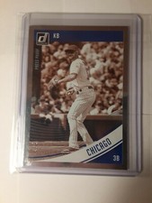 2018 Donruss #183 Kris Bryant 4/5 Press Proof KB Black & White Variation POP 0