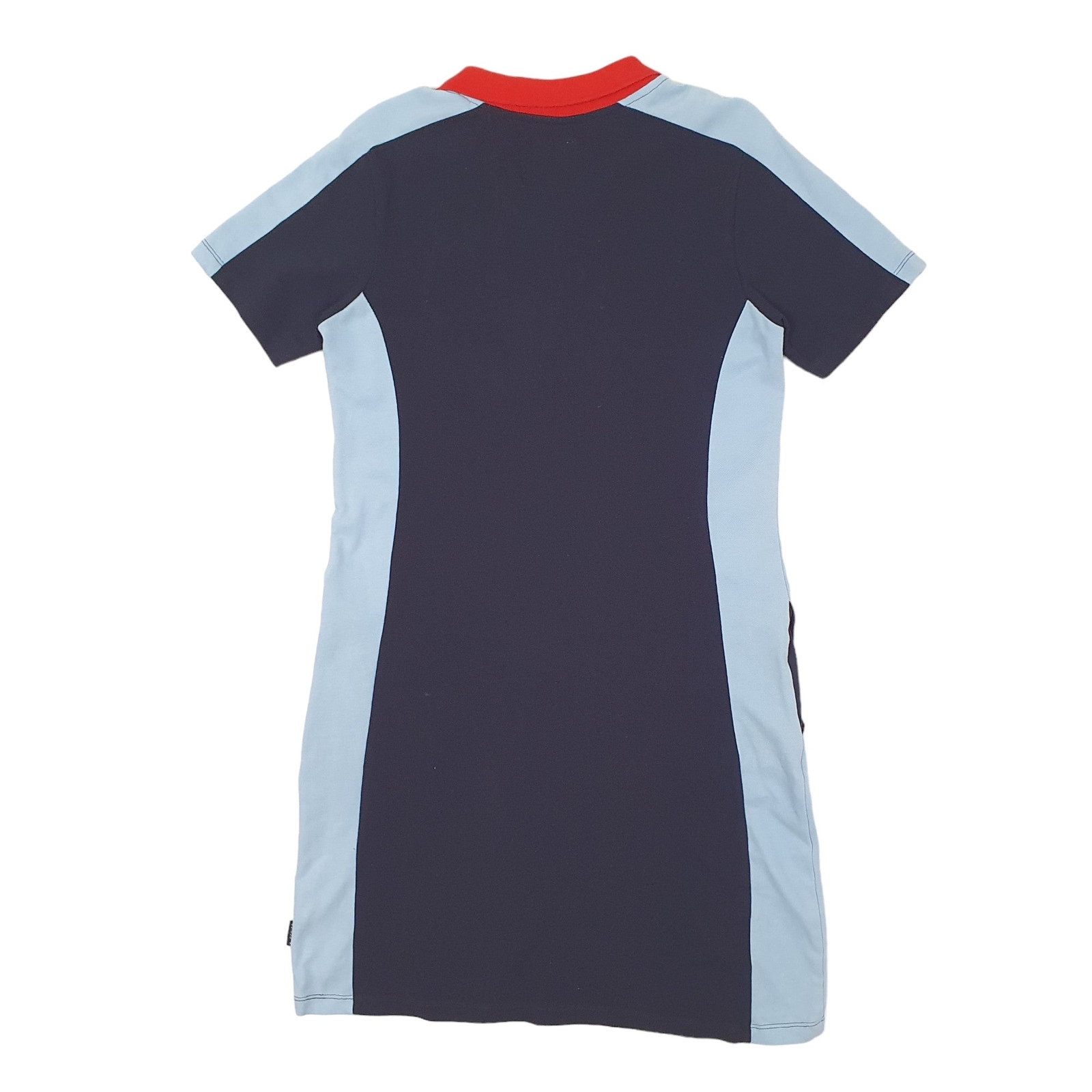 QUBA Navy Polo Shirt Sailing Midi Dress Short Sleeve Cotton Womens 10 image 2