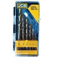 Jcb HSS-TIN Bohrerset 6-Teilig 2,0 Bis 8,0 Mm Metallbohrer Titan Beschichtet