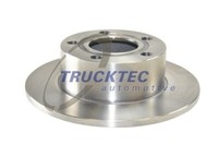 Trucktec Automotive 2X Bremsscheibe Hinten Voll FüR VW Passat Variant 3B6 3B5