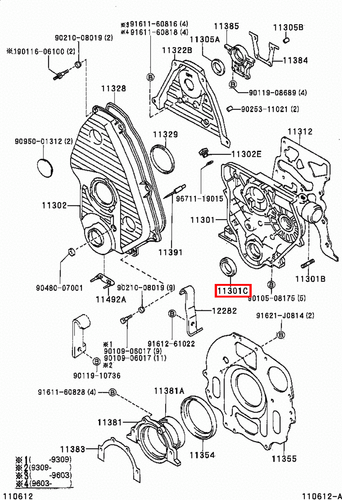Genuine Hilux LN90 Hilux Surf LN130 2L Front Crankshaft Crank Oil Seal - Picture 4 of 20