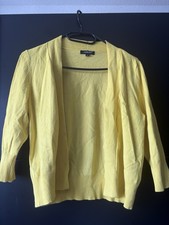 Gelbe, leichte Strickjacke