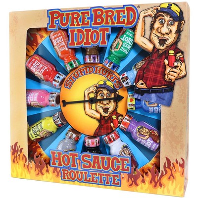 Pure Bred Idiot - Hot Sauce Roulette Game - 12 - 0.75 Ounce Bottles 0,75 once 