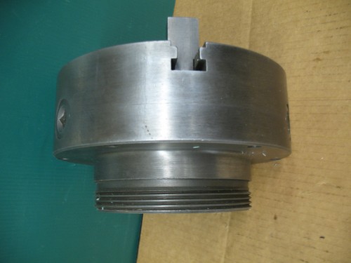 3 JAW CHUCK 9" L-1 LEBLOND MOUNT "OD" JAWS ONLY  **NO KEY** - Picture 5 of 6