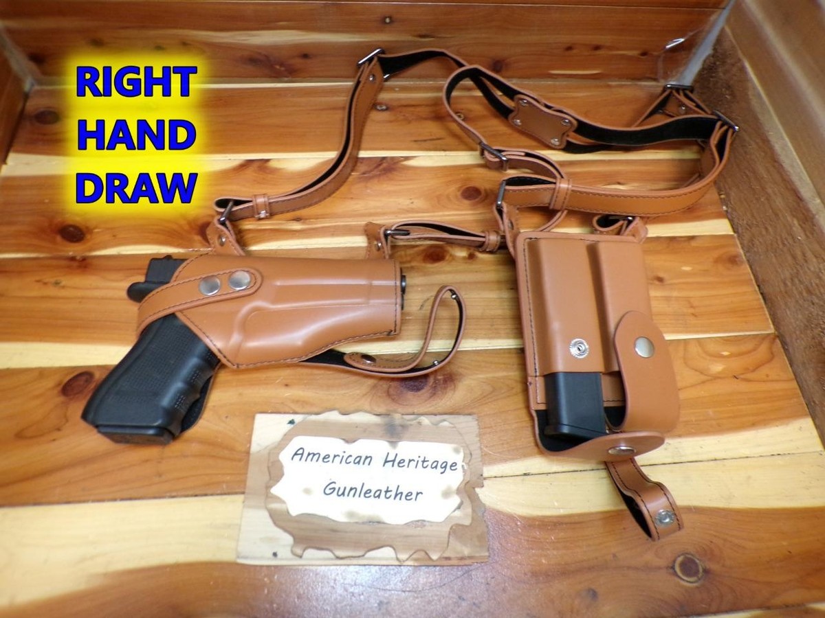 Shoulder Gun Holster for 9/40 .357 GLOCK 17 22 31 with