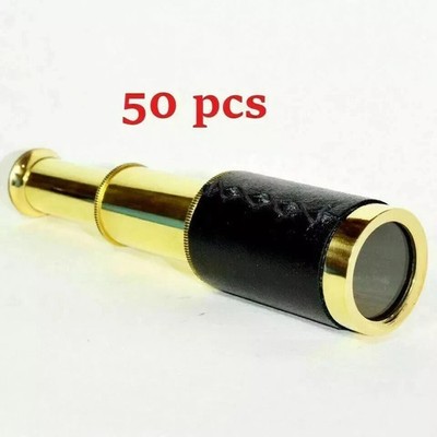 MENGE 50 STÜCK 6'' Messing Teleskop Vintage Mini Handheld Fernglas kleine Kinder