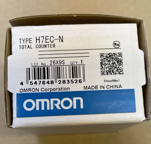 Omron H7EC-N COUNT TOTALIZER 48 X 24MM SELF-POWERED LCD 8-DIGIT 30CPS/1KCPS no V