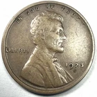 1923-S LINCOLN WHEAT CENT PENNY VF VERY FINE FULL WHEAT LINES SCARCE DATE COIN