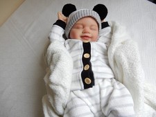 Reborn-Babypuppe Mädchen  17 Zoll Lebensecht...