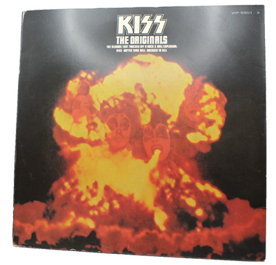 KISS THE ORIGINALS VIP-5501～5503 3LP 洋楽 Kiss The Originals 3LP W/Booklet Japan VIP5501-3 Vinyl KISS