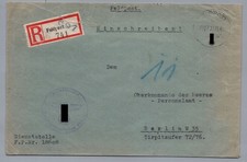 Dt. Reich Feldpost Einschreiben Nordafrika 1942 - Dienstbrief OKH FPNr 18608