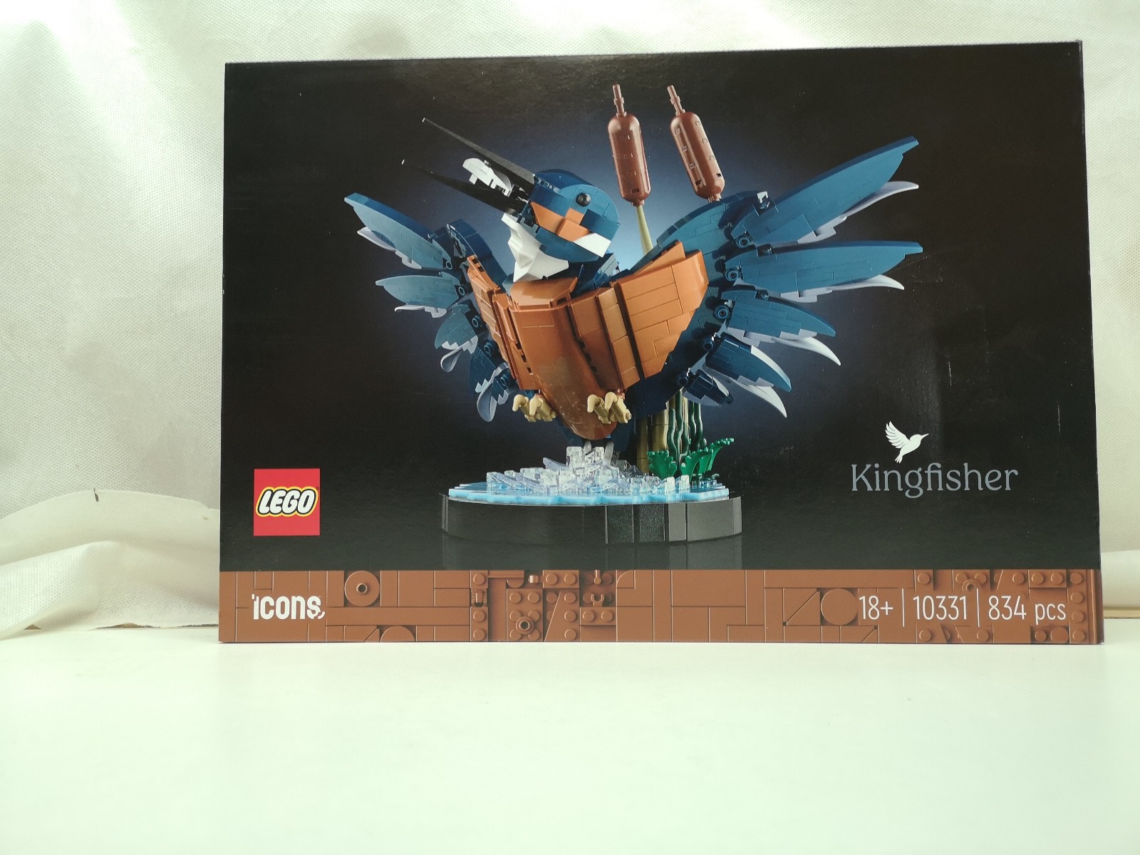 LEGO Icons 10331 Martin-pêcheur : combattez le stress avec ce set de briques scellé