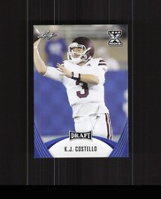 2021 Leaf Draft #12 K.J. Costello ROOKIE CARD