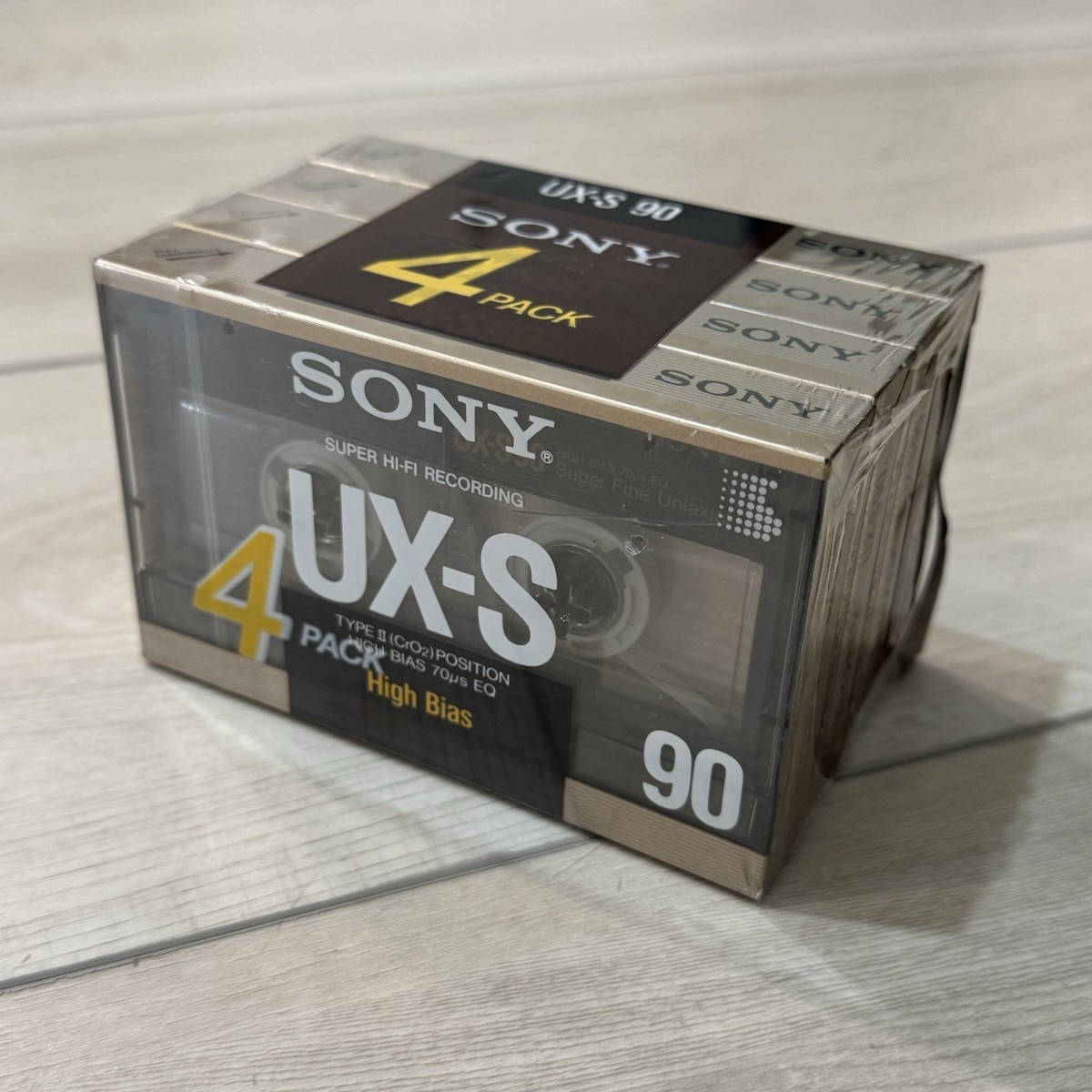 2X NEW 1991 Sony ES-II Type II High Bias 90 Minute Blank Audio Cassettes C-90ES2