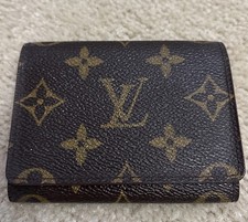 Louis Vuitton Envelope Monogram Card Holder, Unisex, VGUC  CA0969 date code