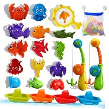 Toddler Bath Toys for Kids Ages 1-3, 22 PCS Mold Free Bath Toys Toddlers 2-4