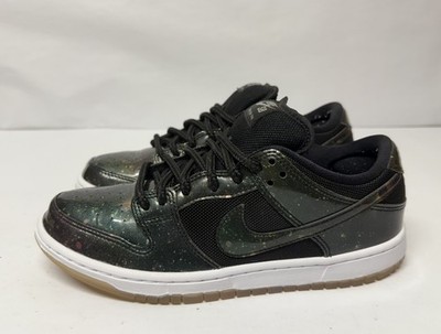 2017 Intergalactic 420 Galaxy Nike SB Dunk Low TRD QS Size 8 Black 883232-001
