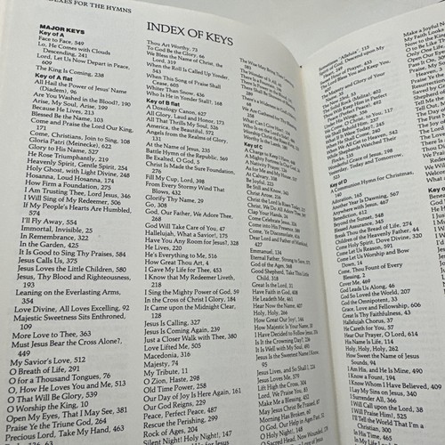 The Celebration Hymnal Songs and Hymns for Worship & Celebration Blue Hardcover - Picture 11 of 15