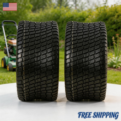 2x 23x8.5-12 4 Ply Tubeless Turf Tire Set - 1700 lbs Capacity Puncture Resistant