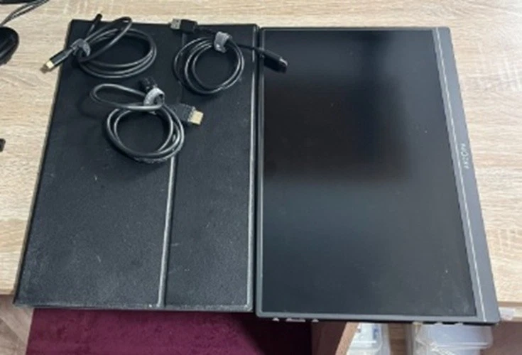 Arzopa S1 15.6” Portable Monitor – Full HD 1080P, HDMI/USB-C, Ultra Slim Display - Image 2 of 3