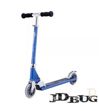 JD Bug, Classic Street 120 Scooter - Reflex Blue Foldable Commuter Stunt Scooter