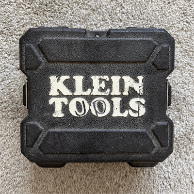 Klein Tools 93LCLS Cross-Line Laser Level Self-Leveling Plumb Spot Black Orange