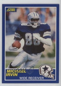 1989 Score Michael Irvin #18 Rookie RC HOF