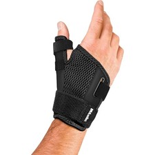 MUELLER Sports Medicine Adjust-to-Fit Thumb Brace, 1 Count Pack of 1 , Black