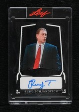 2025 Leaf Metal Sports Heroes Acetate Black 1/2 Rudy Tomjanovich Auto HOF 11pj