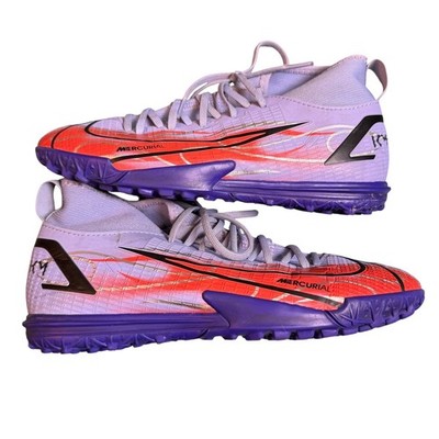 Nike Mercurial Superfly 8 Academy TF x Kylian Mbappac Mid Flames - DB0935-506 4Y
