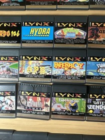 Lot Of 29 Atari Lynx Games Shadow Of The Beast Chips Challenge Scrapyard Zarlor