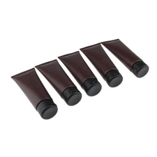 5 Pack 100ml Empty Plastic Tube Squeeze Cosmetic Cream Lotion Travel Bottle