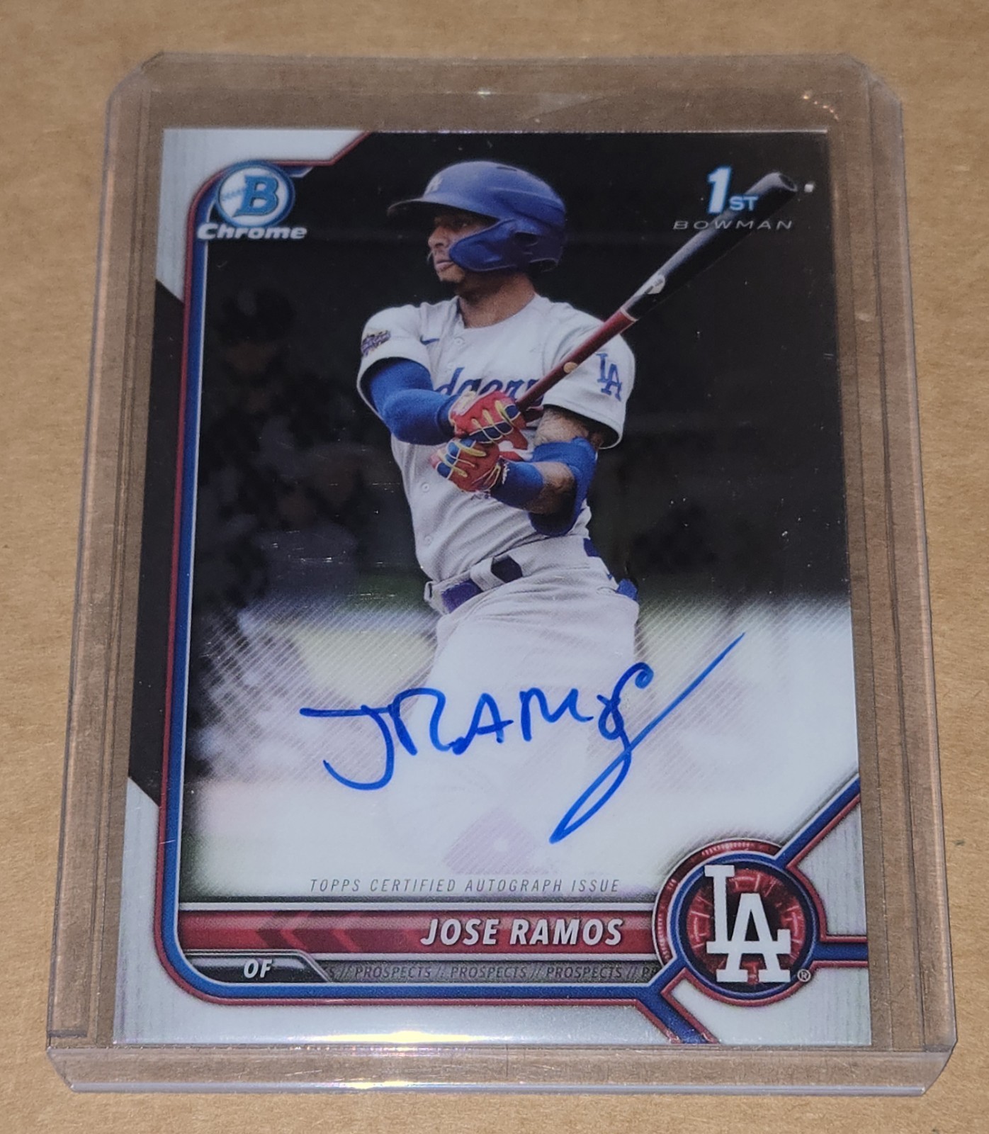 Jose Ramos 2022 Bowman Chrome Prospects Auto #CPA-JRS