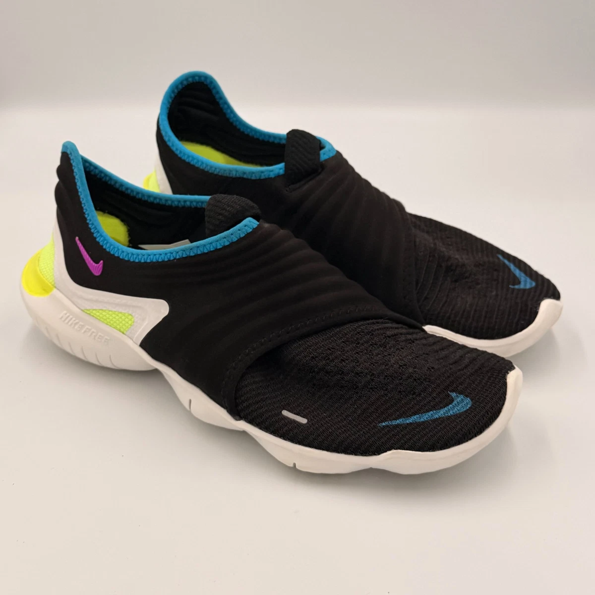 Nike Free RN Flyknit 3.0 Black Hyper Violet for Sale