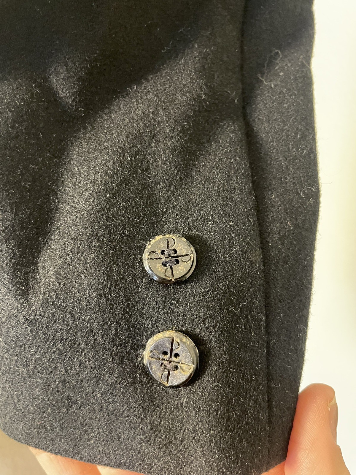 VTG Pendleton Woolmark Black Lined Blazer. Size S… - image 3