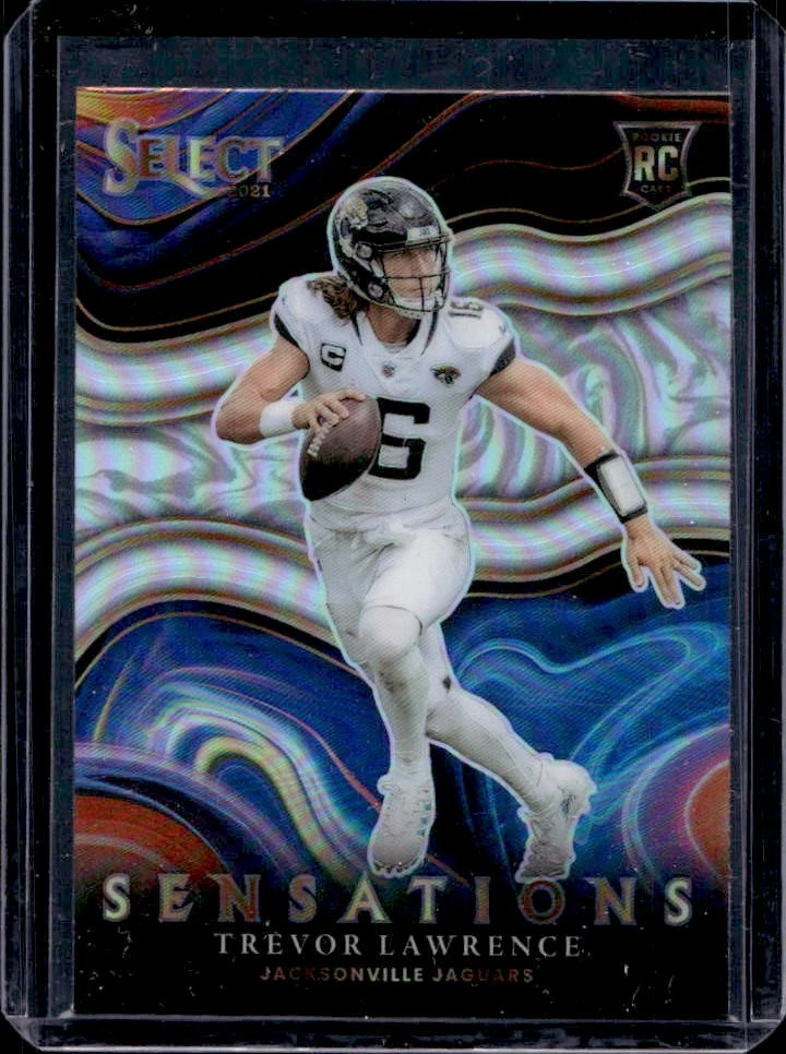 Trevor Lawrence Panini Select Sensations #SEN24 Black Prizm 1/1