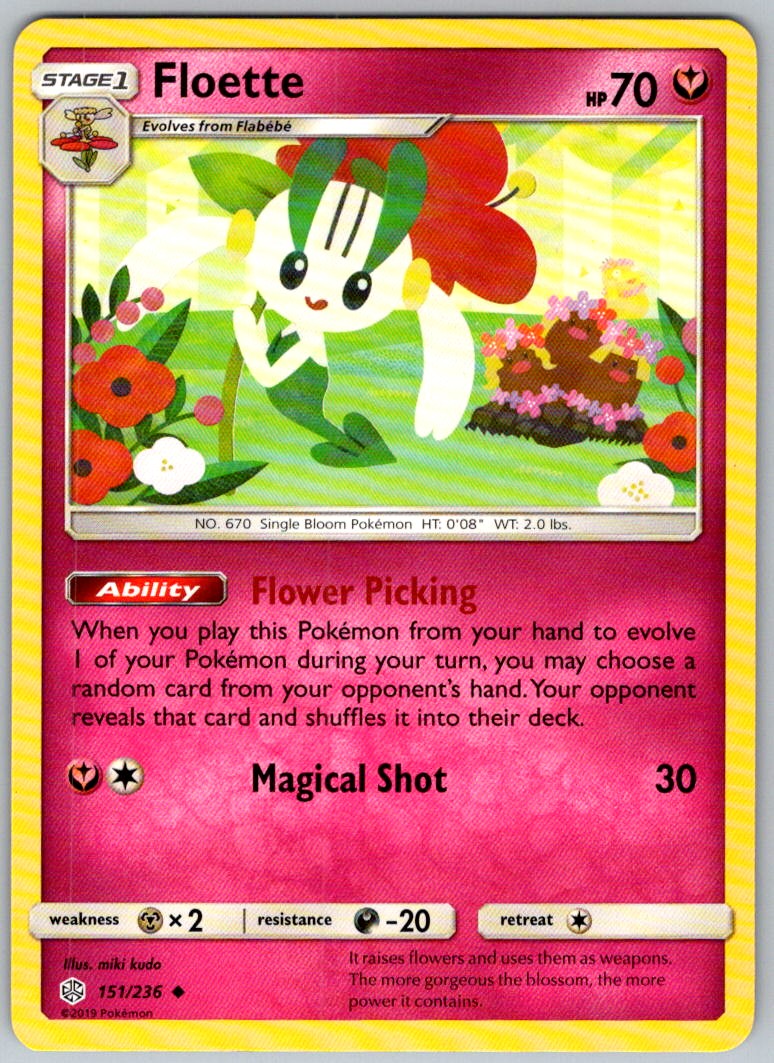 Floette 151/236 Uncommon SM - Cosmic Eclipse NM