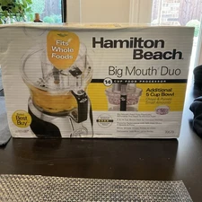 Hamilton Beach 70579 Duo Plus Big Mouth Food Processor