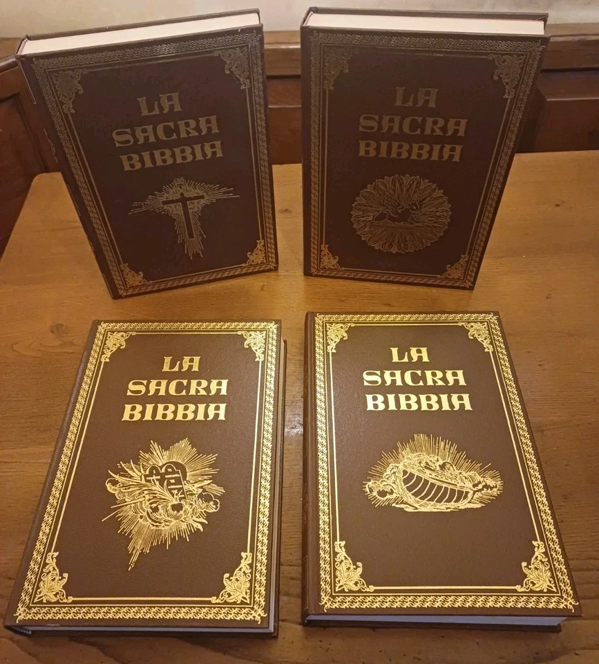 La Sacra Bibbia - Antonio Martini,Tavole di Gustavo Dorè 4Vol. 1774Pag. Anno1980 - Immagine 2 di 3