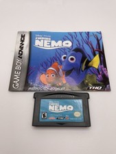 Disney's Finding Nemo Nintendo Gameboy Advance GBA Game tested Manual