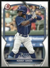 2023 Bowman #BP-112 Ronny Simon Prospects