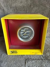 Autometer 4831 Carbon Fiber Mechanical Water Temperature Gauge New In Box